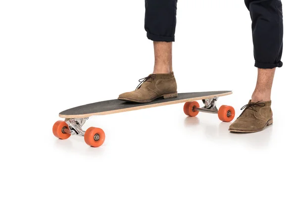 Snygg ung man med skateboard — Gratis stockfoto
