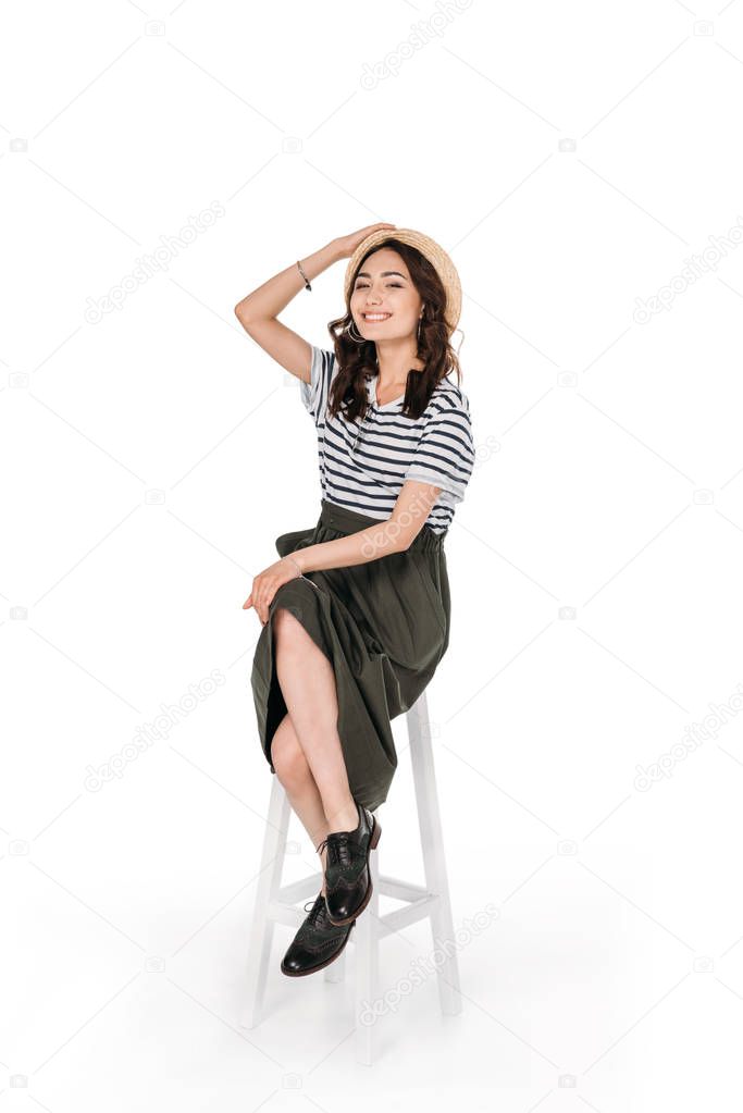 young stylish asian woman