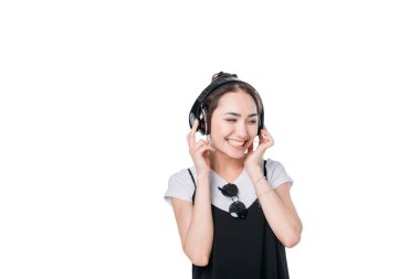 Asyalı kız müzik dinleme