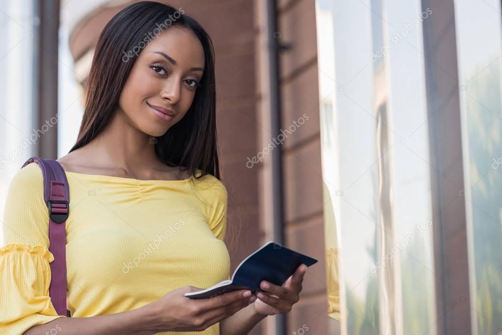 african american woman with passport