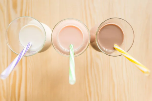 Молочные коктейли — стоковое фото
