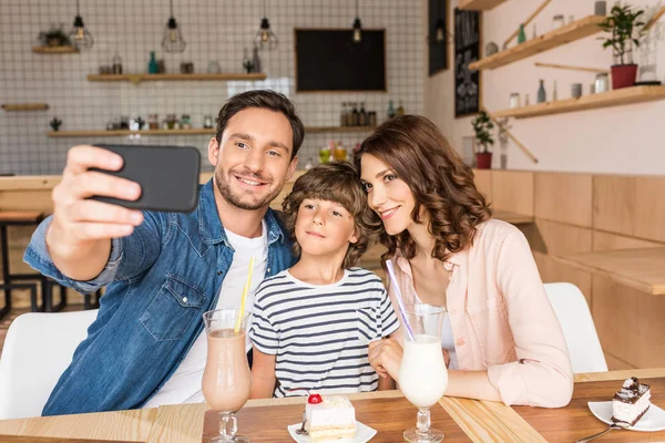 Selfie família — Fotografia de Stock