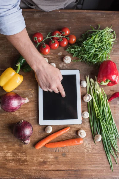 adam tablet ile pişirme