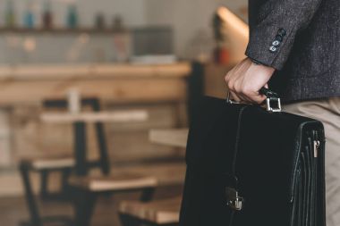 işadamı çanta Cafe