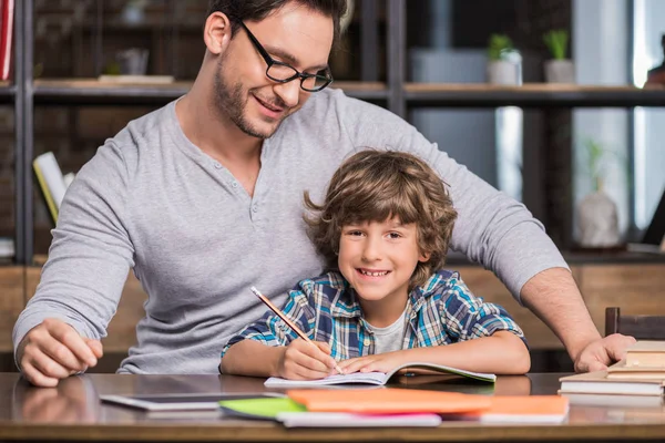 ödev baba ile oğlu