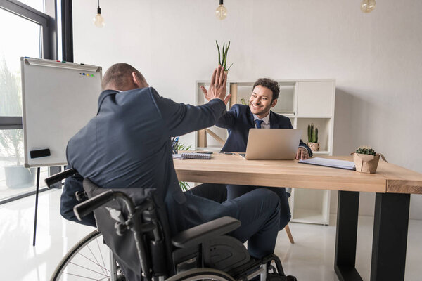 african american businessmen in office 