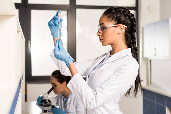 Young scientist in laboratory 