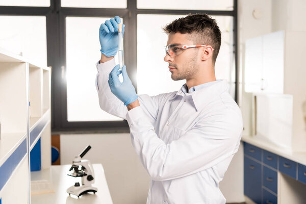 Young scientist in laboratory 