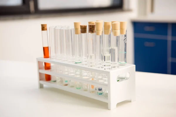 Samples in test-tubes — Stock Photo, Image