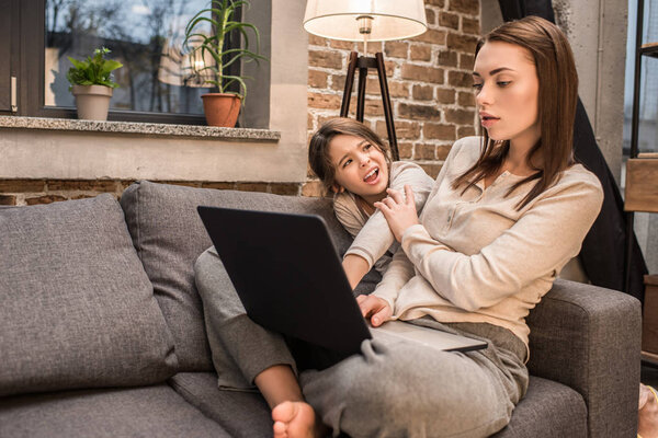 woman working at home