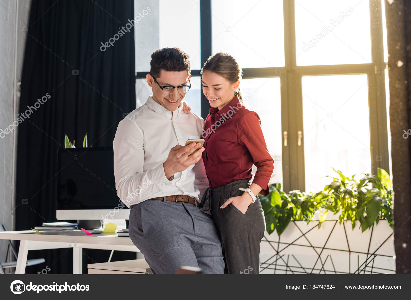 Flirten im buro