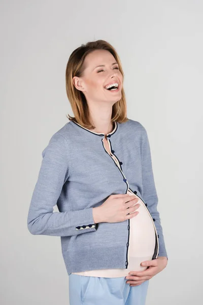 Retrato de la mujer embarazada — Stock Photo