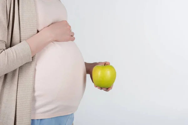 Pregnant womans belly — Stock Photo