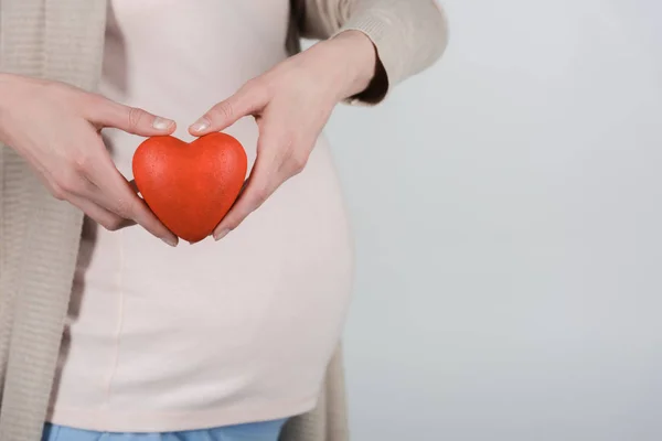 Pregnant womans belly — Stock Photo