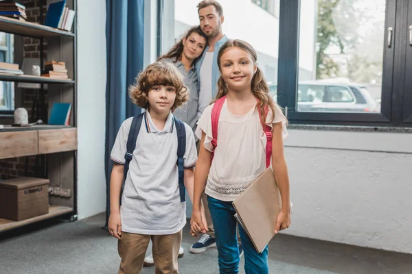 Kids ready for school — Stock Photo