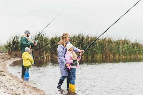 Fishing together — Stock Photo