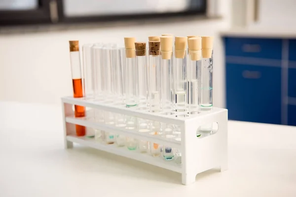 Samples in test-tubes — Stock Photo