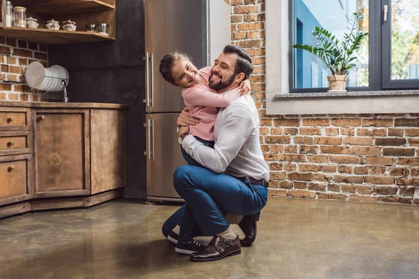 Pai e filha — Fotografia de Stock