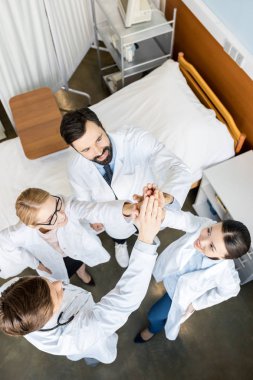 bir grup profesyonel doktor. 