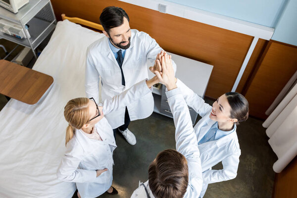 Group of professional doctors 