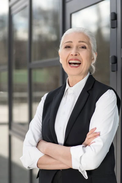 Confident senior businesswoman — Stock Photo, Image