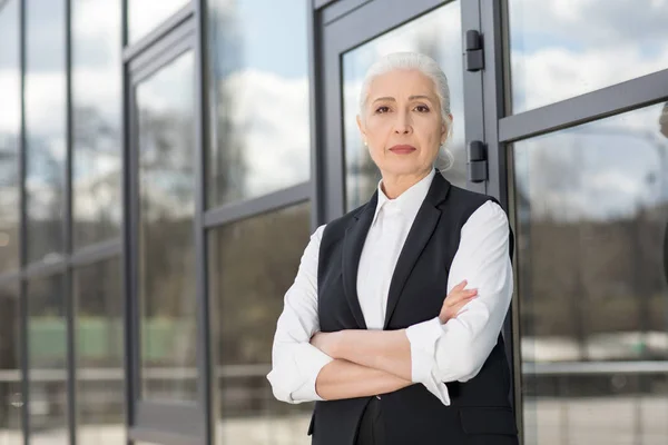 Confident senior businesswoman — Stock Photo, Image