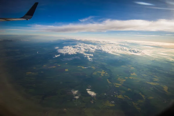 Vista do avião — Fotografia de Stock