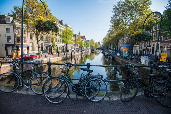 Beaucoup de vélos aux Pays-Bas — Photo