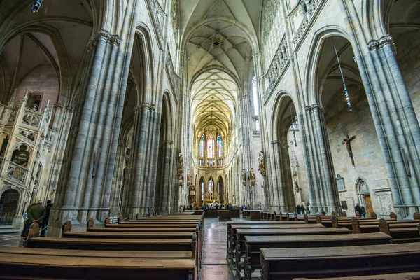 Прага, Чехія - 12 травня 2017: зірковими собор Святого Віта в Празі, Чеська Республіка — стокове фото