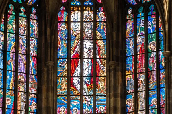 Prag, Tjeckien - 12 maj, 2017: vackra interiören i den St Vitus Cathedral i Prag, Tjeckien — Stockfoto