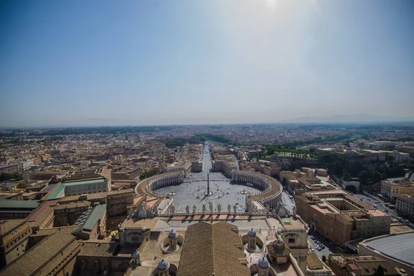 San Pietro Meydanı Vatikan Katedrali tepesinden