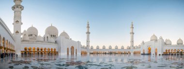 Abu Dhabi, Birleşik Arap Emirlikleri, 04 Ocak 2018, Şeyh Zayed Ulu Camii Abu Dhabi, Birleşik Arap Emirlikleri