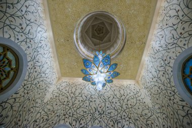 Abu Dhabi, Birleşik Arap Emirlikleri, 04 Ocak 2018, Şeyh Zayed Ulu Camii Abu Dhabi, Birleşik Arap Emirlikleri