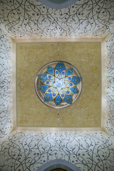 Abu Dhabi Uae Januar 2018 Sjeik Zayed Grand Mosque Abu – stockfoto