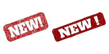 Yeni Ünlem Kırmızı Yuvarlak Kaba Dikdörtgen Mühür Tehlike Biçimleri