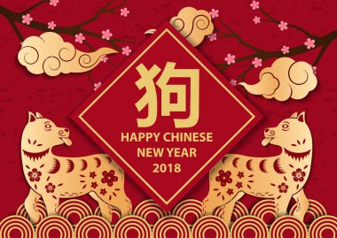 Çin yeni yılı 2018, Çin hiyeroglif ile Tebrikler