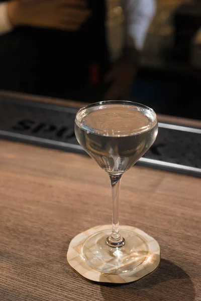 Bardakta votka, içki konsepti  