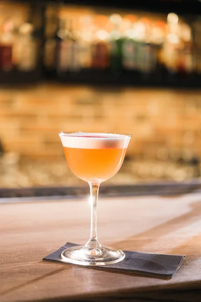 stock image close up of fresh tasty cocktail in glass, drink concept  