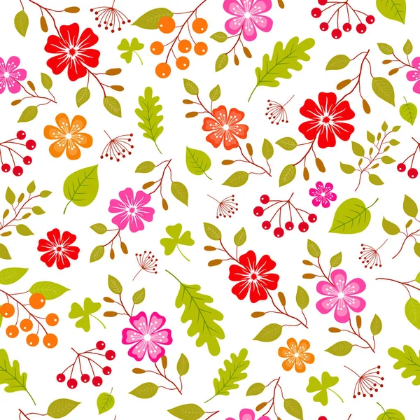 renkli çiçekler seamless modeli 