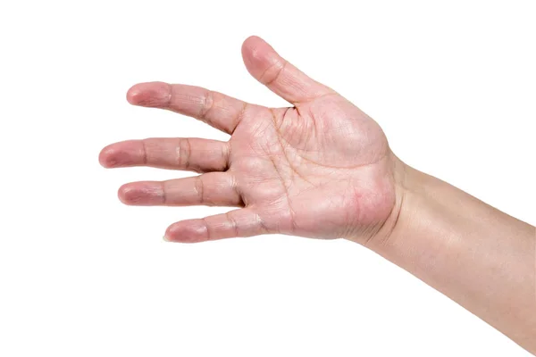 Рука жест - п'ять — стокове фото