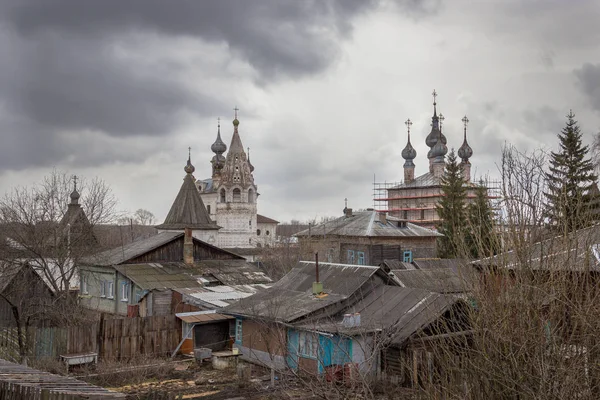 Levitan shades of Russian bad weather Yuryev-polsky, Russia — Stock Photo, Image