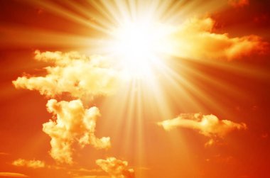 Kızıl gökyüzü patlamada