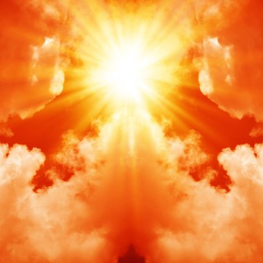 Kızıl gökyüzü patlamada