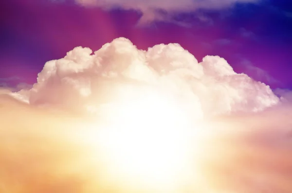 Piękne niebo wielobarwny — Zdjęcie stockowe
