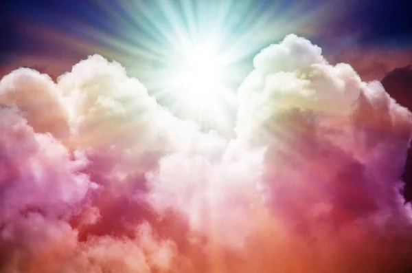 환상적인 빛깔된 하늘 — 스톡 사진