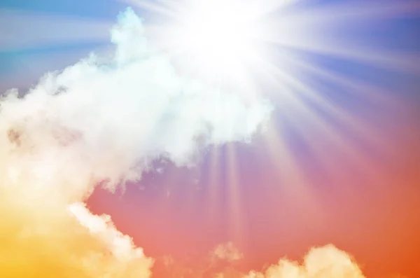 환상적인 빛깔된 하늘 — 스톡 사진
