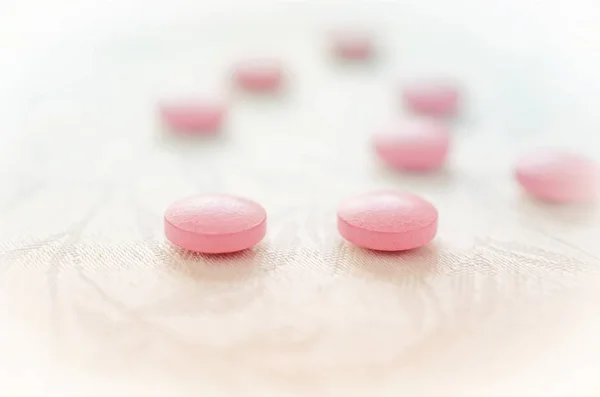 Rosa Pillen Tabletten Medizin — Stockfoto