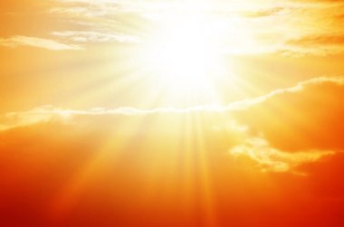 Kızıl gökyüzü patlamada