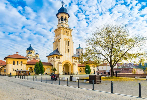 Середньовічна фортеця міста Алба, Трансільванії, Румунія. — стокове фото