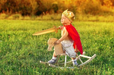 çocuk çocuk atlı prens